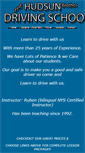 Mobile Screenshot of hudsundrivingschool.com
